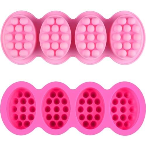 2 silicone massage stick molds 4 4.5 ounce soap mold DIY soap making, chocolate making, Random Color(2 per pack)