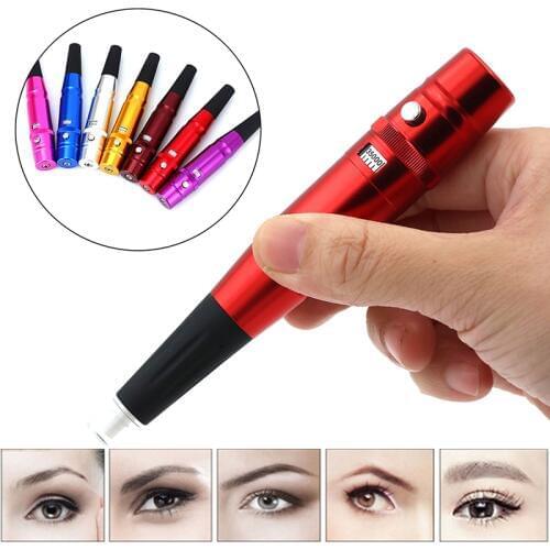 5 Colors 1 Set Eyebrow Makeup Eyebrow Lip Tattoo Machine Pen Gun Tattoo Permanent Makeup Pen Machine