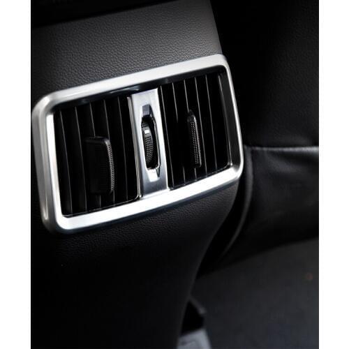 Car Styling For Hyundai Creta IX25 2015 2016 2017 ABS Matte Interior Armrest Rear Seat Outlet Cover Trim Sticker 1Pcs Decoration