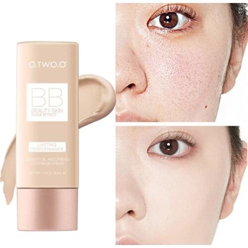 BB Cream Liquid Foundation Concealer Whitening Lightweight Breathable Naturally Brighten Not Fake White Oil Control Waterproof