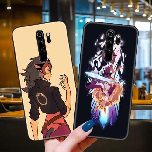 Phone Case For Xiaomi Redmi 7 7A 8 8A Note 8T 9 Pro 4 5 9S Black Cover Coque Silicone Hoesjes Soft Back She-Ra and Princesses
