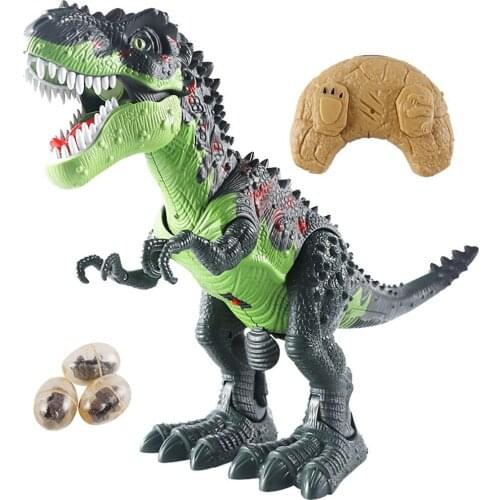 Remote control walking dinosaur toy simulation dinosaur spray Tyrannosaurus toy birthday gift creative remote control doll