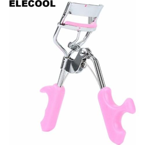 ELECOOL Pro Mini Handle Eyelash Curler Eye Lashes Curling Clip Portable Cosmetic Makeup Tools Accessories