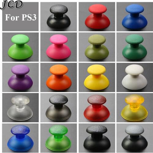 JCD 1pcs Analog Joystick Thumbstick Grip Cap Button Repair Parts for Sony PlayStation Dualshock 3 PS3 Gamepad Controller