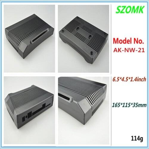 Abs swith housing for pcb board (1 pcs) 165*115*35mm network electronic plastic housing szomk plastic electronic enclosure
