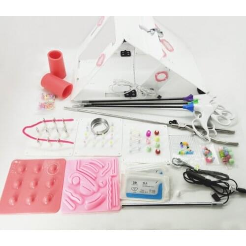 Laparoscopic Simulator Box Instruments Training Tools Laparoscopy Sets Trainer Laparoscope Surgery Doctor Nurse Practice Medical