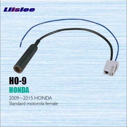 Liislee Car Radio Antenna Adapter Cable Wire For Honda 2009-2015 Aftermarket Stereo CD DVD GPS Installation Kits Accessories