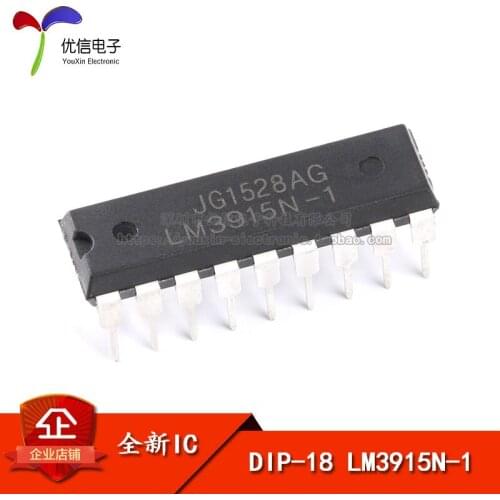5piece Line LM3915N-1 LED bar graph display driver DIP-18