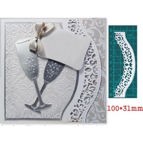 Metal Cutting Dies Curved Shape Border New Crafts Frame Die Stencil For DIY Scrapbooking Paper/photo Cards Embossing Decor Die