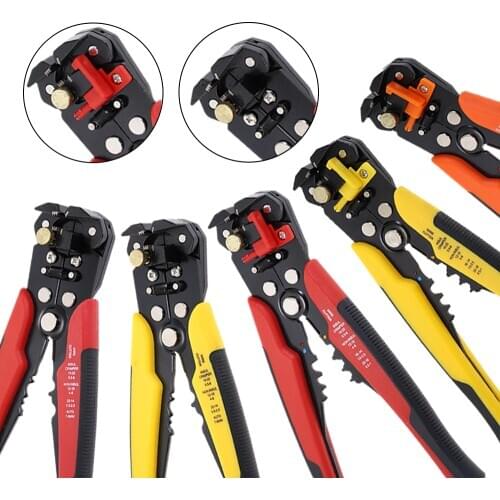 FASEN Hot sale HS-D1 Multi functional Cable wire Stripping AWG24-10 0.2-6.0mm2 straight Cutting Crimping tools Wire stripper