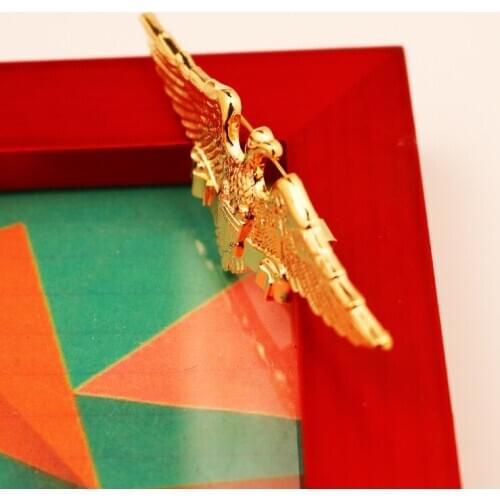 Mens Retro Fashion High End Eagle Brooch Lapel Boutonniere Collar Pin