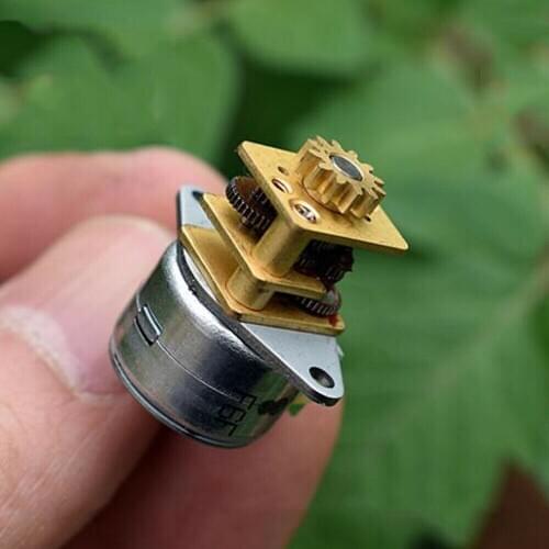 All-steel gear box 1:51 2-phase 4-wire 15MM stepper motor for precision communication monitor equipment steper reducer motor