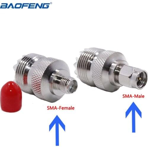 Connector Adapter Mobile Radio Antenna SO239/PL259/UHF Male Coaxial Connector to Walkie Talkie SMA-Female/SMA-Male/BNC/SL16