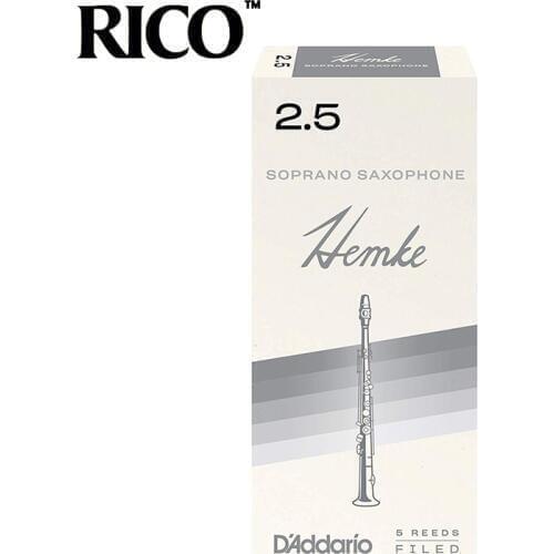 RICO Hemke Soprano Sax Reeds / Saxophone Soprano Reeds Strength 2.5#, 3# Box of 5 [Free shipping]