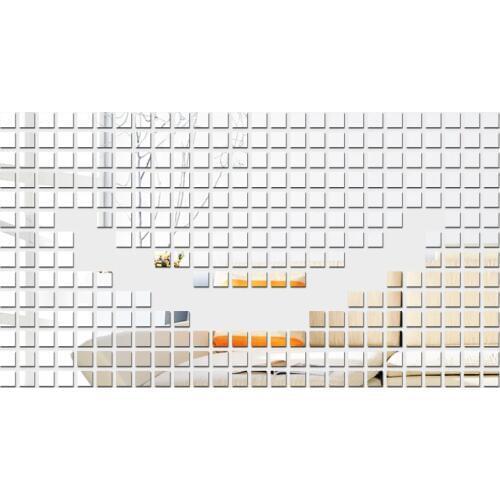 Special offer wall sticker acrylic mirror surface large 3d stickers home decoration modern design mirror sticker wall art