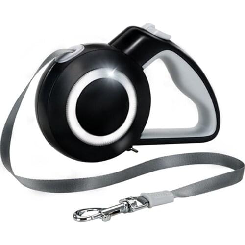 UPSKY 5m Pet Leash One-key Braking & Locking Dog Leash Automatic Retractable For Small Medium Dogs Durable Nylon Dog Leash Rope