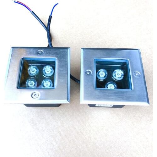 Waterproof Led Light garden underground 3W 4W IP68 Outdoor Buried Garden Path Spot Recessed Inground Lighting 85-265V /DC12V