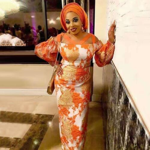 Colorful Jacquard Fabric High Quality Brocade Lace Nigerian Bridal Brocade Fabric African Lace Fabric for Wedding Evening Dress