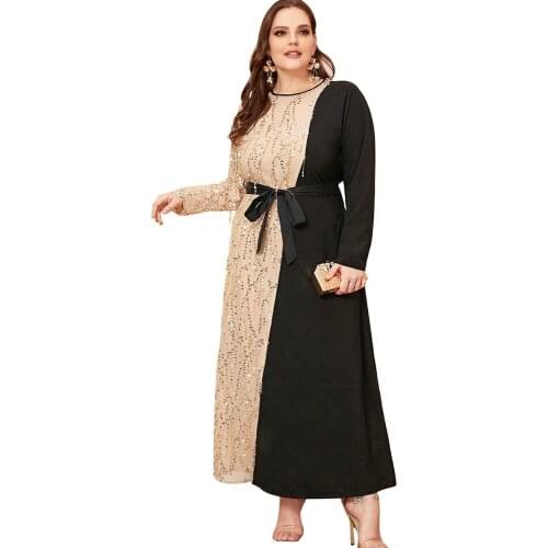 L-5XL Plus Size Long Sleeve Maxi Dress African Ladies Bazin Tassel Sequins Patchwork Robe Vintage Women Evening Party Long Dress