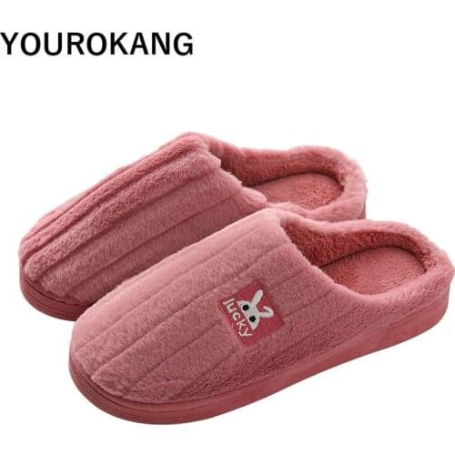 Winter Warm Men Shoes Indoor Floor Men Home Slippers Plush Unisex Couple Bedroom Footwear Cotton Men Slippers 2020 Flip-flops