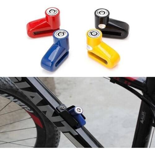 1pcs/Set Disc Bike Lock Bicycle Rotor Motorcycle Anti-theft Scooter Disk Brake ED-shipping