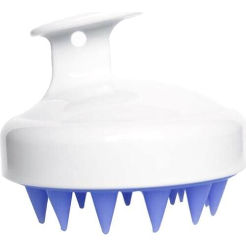 1 PC Shampoo Washing Comb Shower Massage Silicone Brush with Handle Handhold Massage Brushes Bathroom Supplies