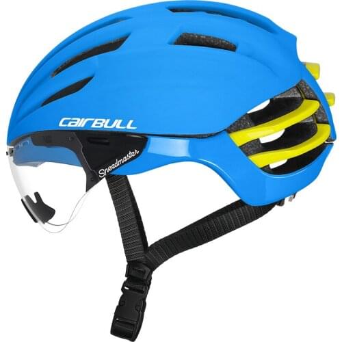 2021 Ultralight Bicycle Helmet Road Mtb Mountain Bike Led With Removable Visor Goggles For Cycling