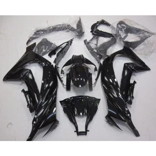 2021 WHSC Customized Motorcycle Fairing Kit For KAWASAKI 10R 2010-2011 Black