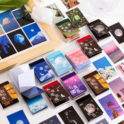 50 Sheets Creative Stickers Label For Scrapbooking Journal Stationery Card Planner Decor DIY Hand Account Craft