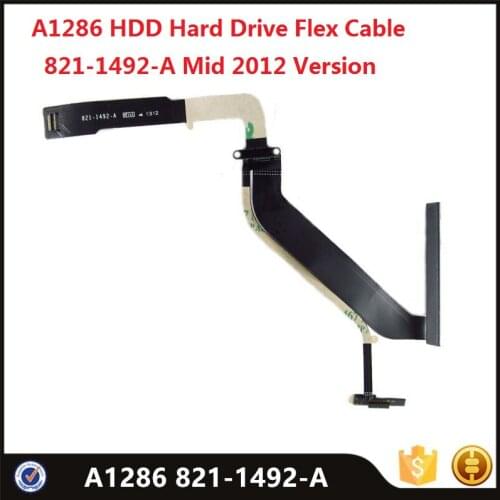 821-1492-A HDD SATA Cable For Apple Macbook Pro 15" A1286 Mid 2012 Original Hard Disk Drive Flex Cables 821-1492-01 Replacement