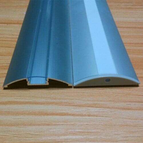 Free Shipping High Quality 2m/pcs 30m/lot aluminum channel with cover and end caps and metal clips for LED strips housing