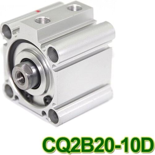 CQ2B20-10 SMC Type CQ2B series 20mm bore 10mm stroke Double Action single rod thin Pneumatic Compact Cylinder high quality