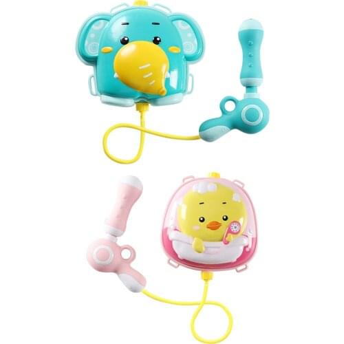 Kids Summer Toys Water Gun Boy Girl Cartoon Pressure Backpack Water Guns Baby Playing Water Outdoor Beach Toys for Children