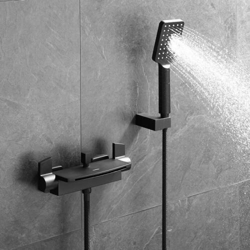 HULUBO Black Shower Faucets