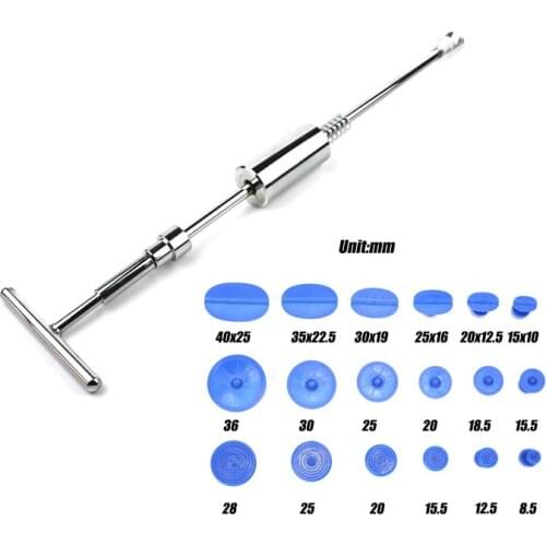 Car Dent Repair Tabs Puller Body Paintless Puller Lifter Dent Removal Slide Hammer Suction Cup Car Repair Tools