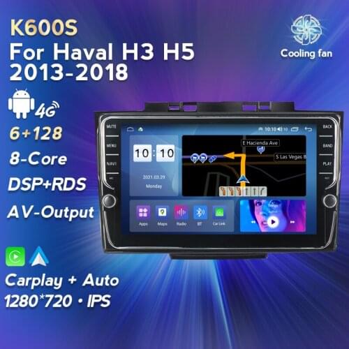 IPS screen Android11 4G LTE Eight core 6+128G for Haval H3 H5 2013-2018 Car Radio Multimedia Video Player Navigation GPS BT