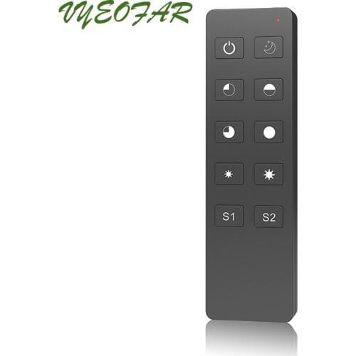 Iskydance RF Wireless Remote R1 Work With V Series Receiver/Touch Panel; Led Single Color Strip Light Use