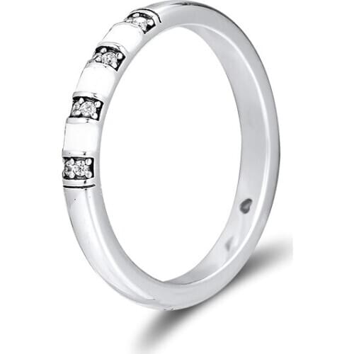 Exotic Stones & Stripes Rings 100% Authentic 925 Sterling-Silver-Jewelry Free Shipping