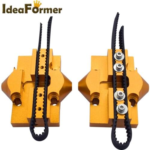 Kossel Delta Slide Tackle Effector Hammock Mini Carriage Closed Loop Belt Aluminum Alloy Kossel Delta effector 3D Printer Parts