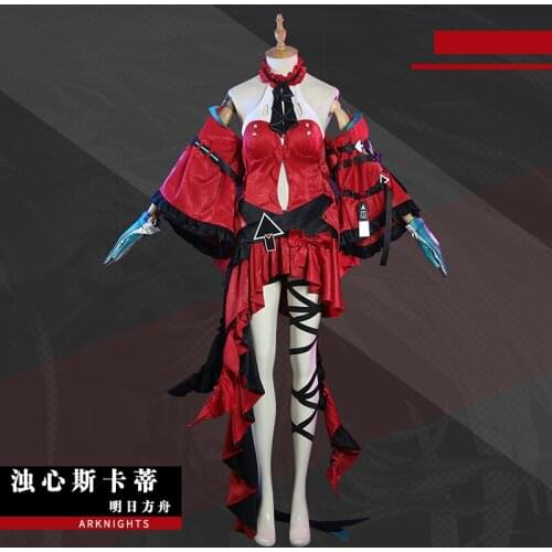 Anime Game Arknights Skadi Cosplay Costume Jacket Hat Dress Gloves Leggings Daily Carnival Party Festival Uniform Brand New