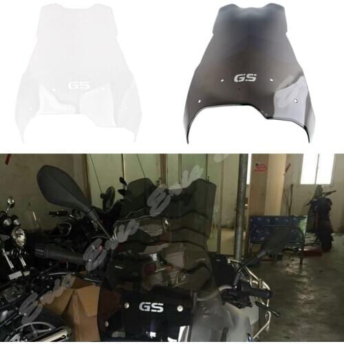 Motorcycle Windshield WindScreen For BMW F650 F700 F800 GS 2008 2009 2010 2011 2012 2013 2014 2015 2016 Transparent Smoke