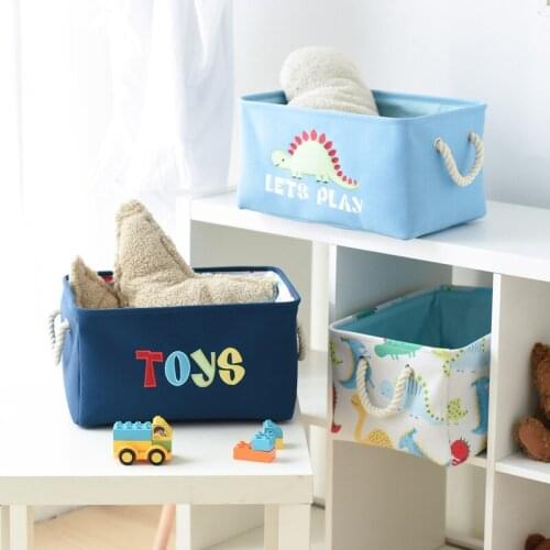 Nordic Cartoon Childrens Toys Storage Basket Babys Clothing Trainer Trash Snack Trainer