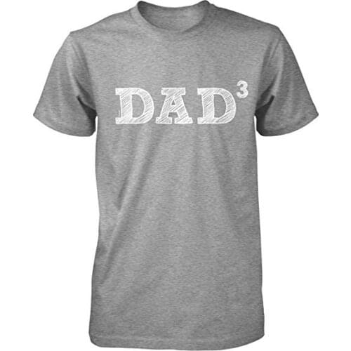 2019 New Fashion Casual Cotton Short-Sleeve Dad3, Three Kids, Fathers Day, Father of Three Mens T-shirt