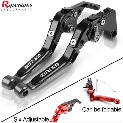 New Motorcycle Clutch Brake Lever CNC Aluminum Extendable Adjustable Foldable LeversFor SUZUKI GSR600 gsr600 2006 2007 2008-2011