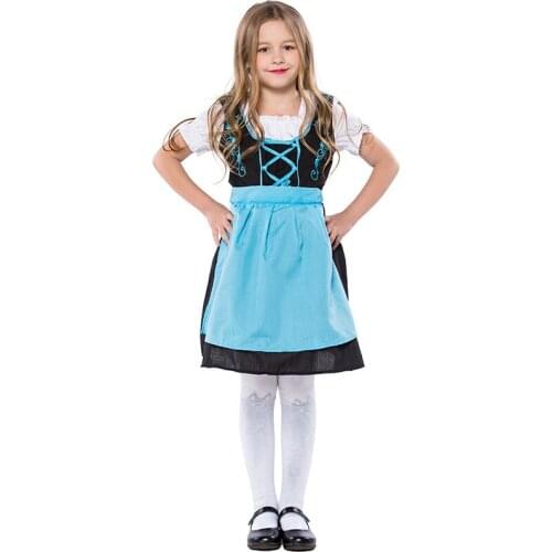 Girls Beer Costumes German Beer Costumes Drama Stage Costumes Kindergarten Childrens Performance Costumes