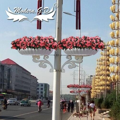 Home and garden lamp planter plastic large potting pots