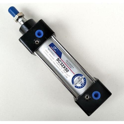 SC32x50 Standard Cylinder 32mm Bore 50mm Stroke Screwed Piston Rod Dual Action Air Cylinder