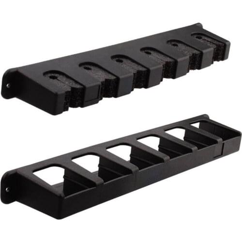 Fishing Rod Display Rack Wall-mounted Fixing Rack Stand Holder 6-bar Rack Fishing Rod Fixing Collection Storage Rack
