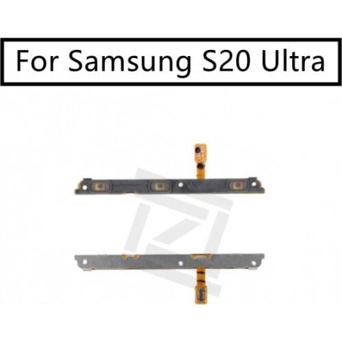 For Samsung Galaxy S20 Ultra Power Volume Side Key Button Flex Cable ON OFF Switch Flex Cable Replacement Repair Parts Test QC