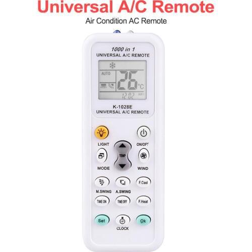 High Quality K-1028E Low Power Consumption K-1028E Air Condition Remote LCD Backlight A/C Remote Control Controller